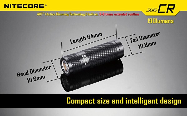 Nitecore Sens CR 190 Lümen El Feneri