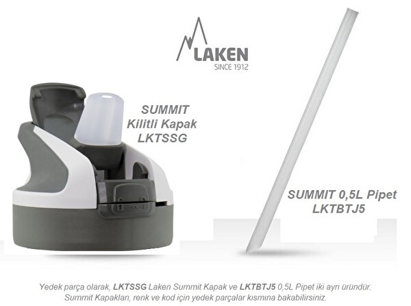 Laken Summit LKTS5 Plain 0.50 L Paslanmaz Çelik Termo Şişe