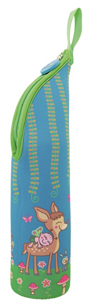 Laken LKL1800.05B 0.50 L Çelik Bambinos Mavi Kılıflı Gri Termos