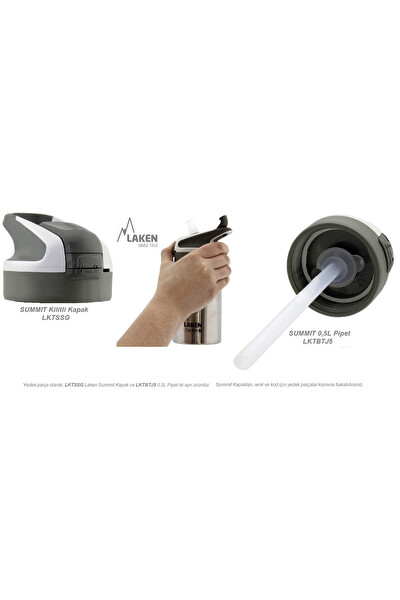 Laken Summit LKTS5R 0.50 L Paslanmaz Çelik Kırmızı Termo Şişe