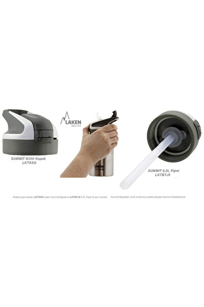 Laken Summit LKTS5A 0.50 L Paslanmaz Çelik Mavi Termo Şişe