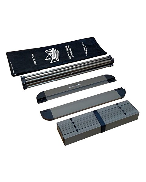 Nurgaz Alüminyum 52.5 x 52.5 x 46 CM Kamp Masası