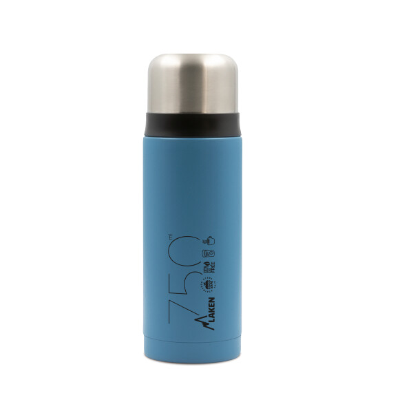 Laken LK1875A 0.75 L Paslanmaz Çelik Thermo Flask Mavi Termos