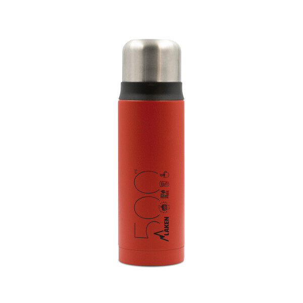 Laken LK1850R 0.50 L Paslanmaz Çelik Thermo Flask Kırmızı Termos