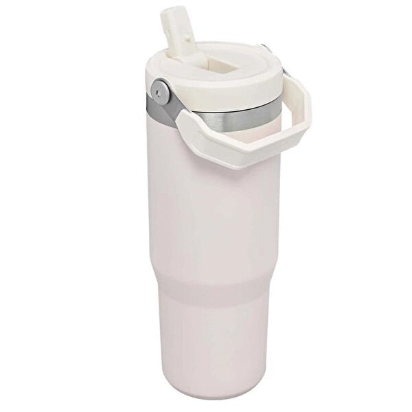 Stanley The Iceflow Flip Straw Pipetli 0.89 L Açık Pembe Termos Bardak