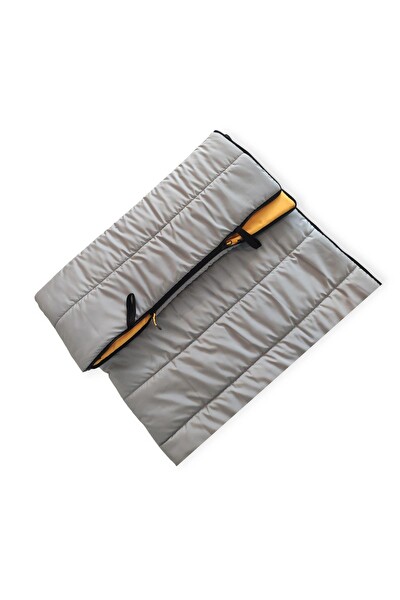 Naturecamp Oga 200 -5 Derece Birleşebilir Yastıklı Long Gri Uyku Tulumu
