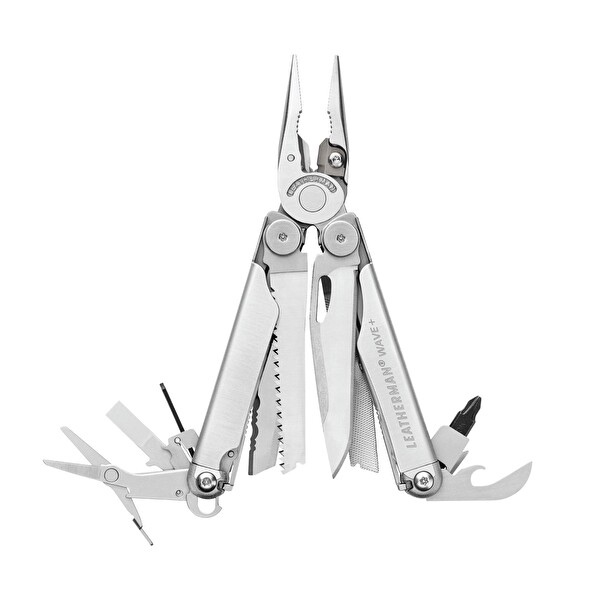 Leatherman Wave Plus Stainless Siyah Fonksiyonel Çakı