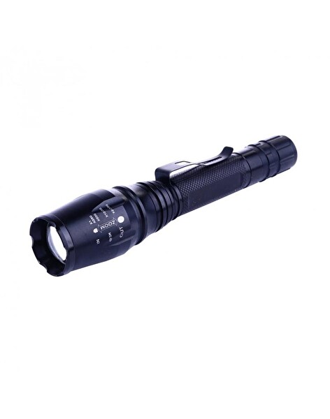 Black Watton WT-241 Profesyonel TX6 Şarjlı Zoomlu El Feneri