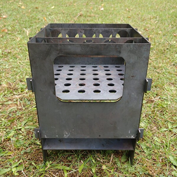 Çınar Extreme XL Ateş Kutusu Çok Yakıtlı Taşınabilir Katlanır Kamp Ocağı