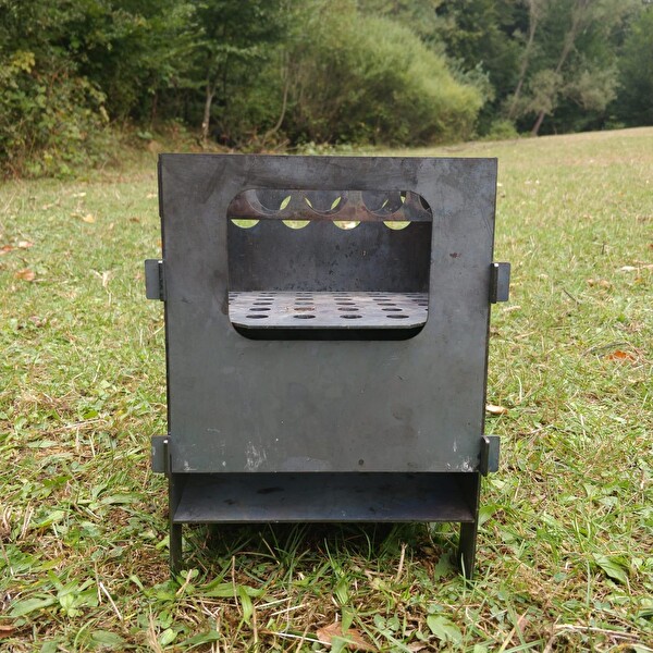 Çınar Extreme XL Ateş Kutusu Çok Yakıtlı Taşınabilir Katlanır Kamp Ocağı