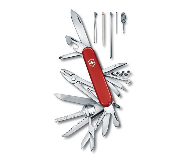 Victorinox Swisschamp 1.6795.LB1 33F Deri Kılıflı İsviçre Çakısı
