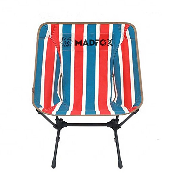 Madfox Madfox İnfinity Ultralight Retro Çizgili Katlanır Kamp Sandalyesi