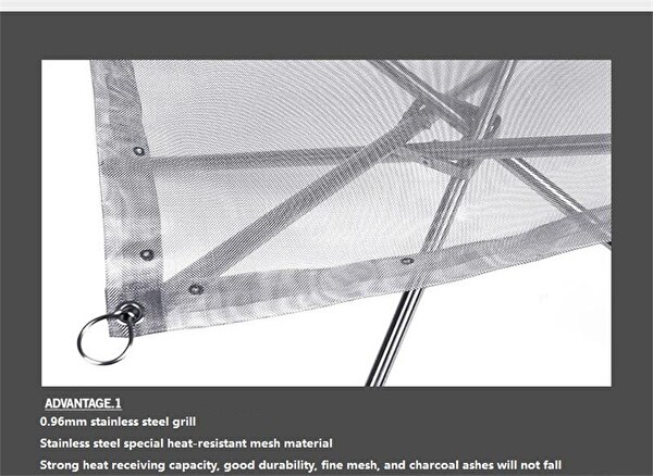 Madfox Fire Rack Katlanır Brülör Ateş Sehpası