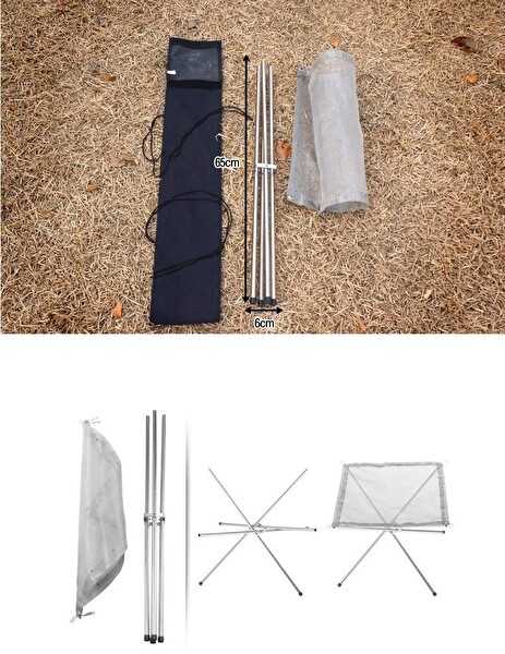 Madfox Fire Rack Katlanır Brülör Ateş Sehpası