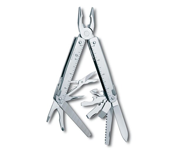 Victorinox Swisstool X Plus 3.0338.L Deri Kılıflı Penseli Çakı