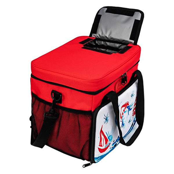 Anemoss Fenerci Kız Isı Yalıtımlı Kırmızı Çanta