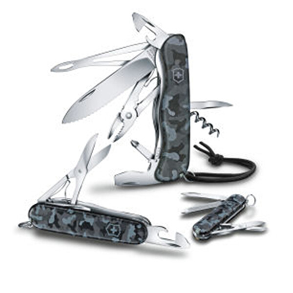 Victorinox Skipper 0.8593.W942 Lacivert Kamuflaj İsviçre Çakısı