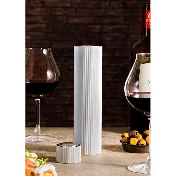 Peugeot Line Reverse 21 CM Gri Elektrikli Tirbuşon