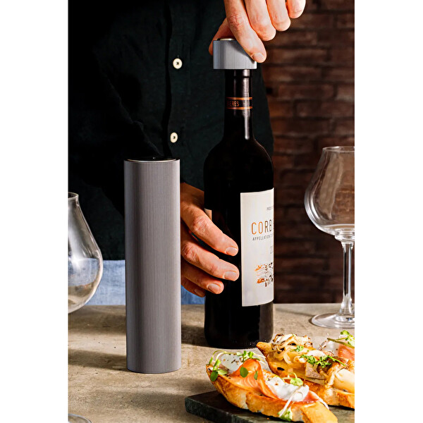 Peugeot Line Reverse 21 CM Gri Elektrikli Tirbuşon