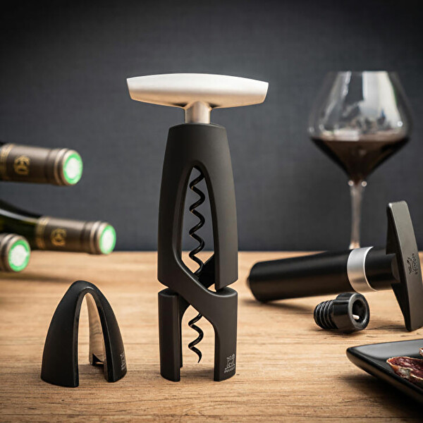 Peugeot Altar 17 CM Siyah Folyo Kesicili Tirbuşon