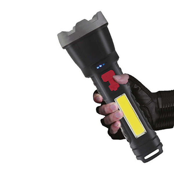 Panther PT-6106 USB Şarjlı 600 Lümen Led El Feneri