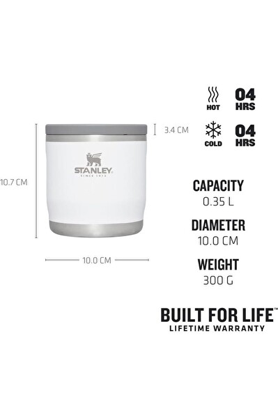 Stanley 10-10837-013 Adventure To-Go Food Jar 0.35 L Beyaz Termos
