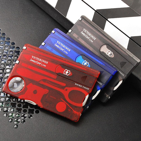 Victorinox SwissCard Lite Ruby 0.7300.T Şeffaf Kırmızı 13F