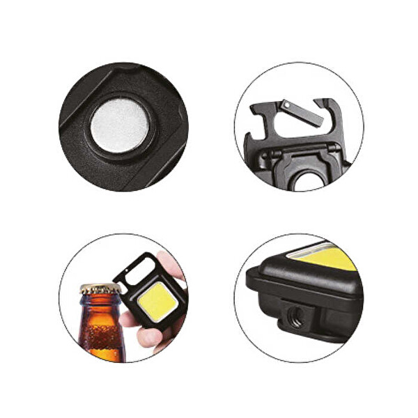 Panther PT-909 500 Lümen Mıknatıslı USB Şarjlı LED Fener