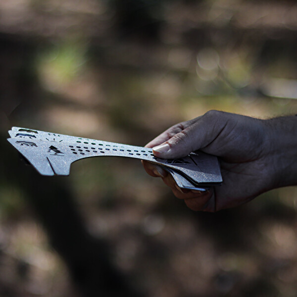 Kamp Ayısı Çelebi Bushcraft Jel Yakıtlı Osmanlı Ocağı