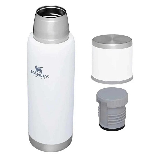 Stanley 10-10818-008 Adventure To-Go Vakumlu 0.75 L Beyaz Paslanmaz Çelik Termos