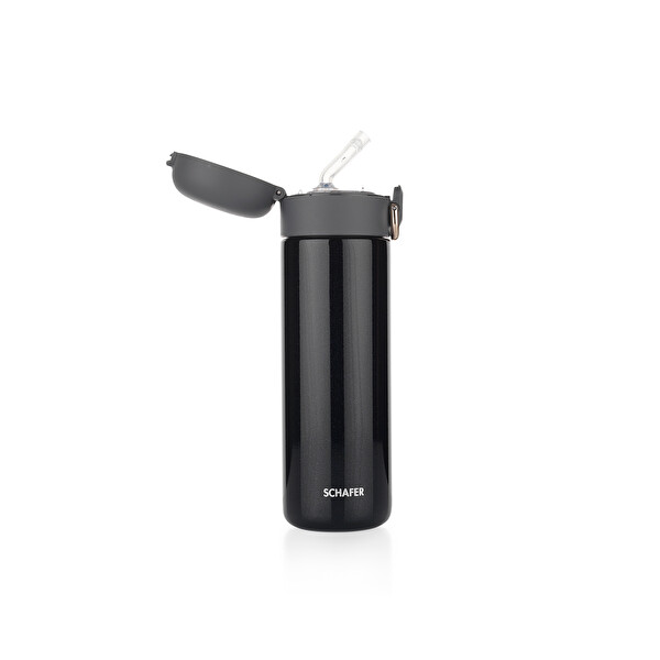 Schafer Iron Man 450 ML Siyah Termos