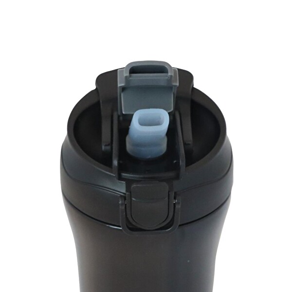 Any Morning SI232021 İki Ağızlı 400 ML Siyah Termos Mug