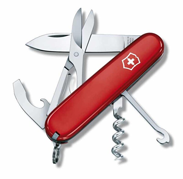 Victorinox Compact 1.3405 91MM 15F Kırmızı İsviçre Çakısı