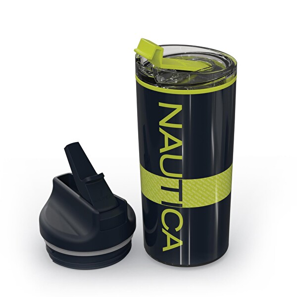 Nautica NTM02 Sport Paslanmaz Çelik 650 ML Navy Lime Termos