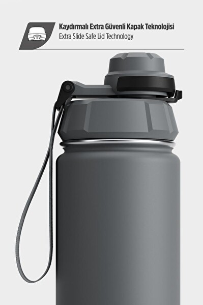 Stevig ST-209 1 Hand Leak-Proof 500 ML Grey Sızdırmaz Çelik Termos