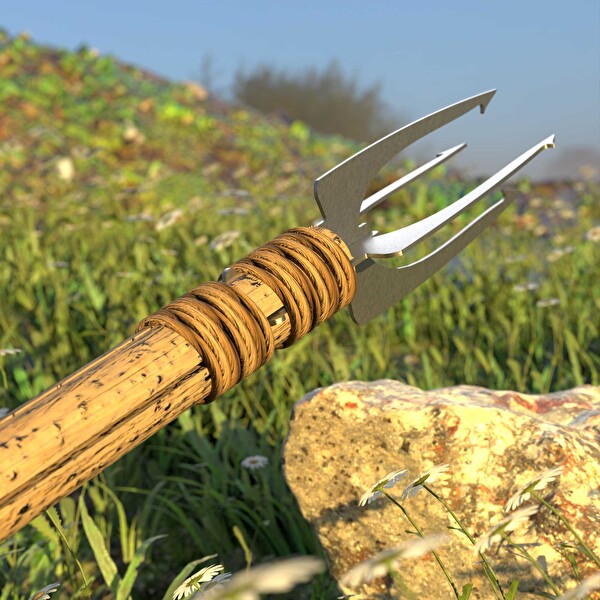 Kamp Ayısı FiskSpids Bushcraft Metal 2 MM Mızrak Ucu