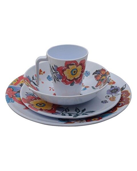 Campout Melamin Tabak Seti 16 Parça