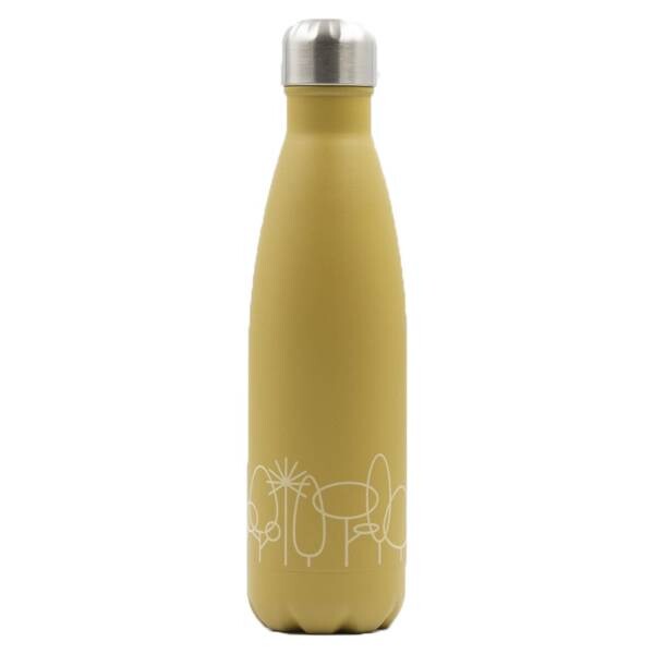 Laken LKDLJ50F Çelik 18/8 LakenJoy 0.5 L Drinklife Forest Sarı Termos Şişe