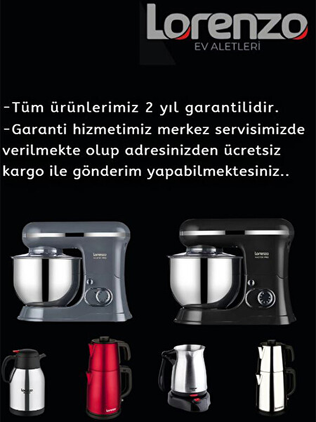 Lorenzo Black Çift Kat 1.5 L Paslanmaz Çelik Termos