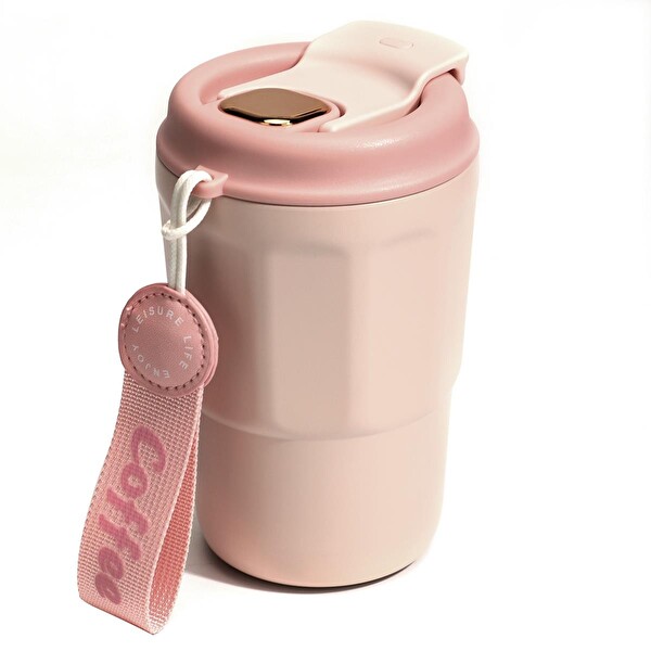 Daima EasyGo Bardak Termos Pembe 380 ML