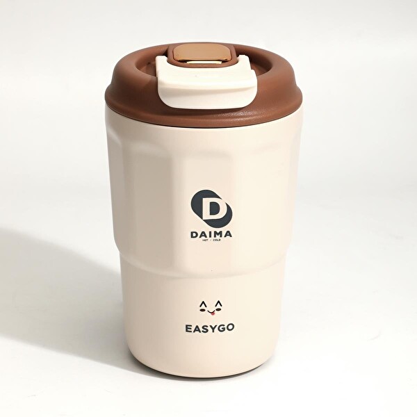 Daima EasyGo Bardak Termos Beyaz 380 ML