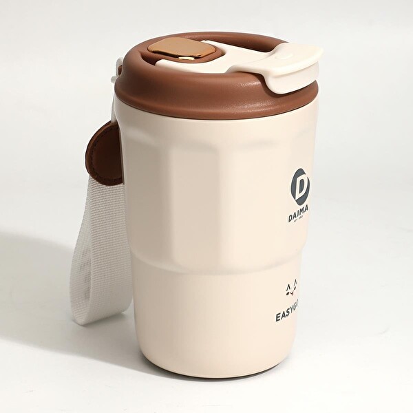Daima EasyGo Bardak Termos Beyaz 380 ML