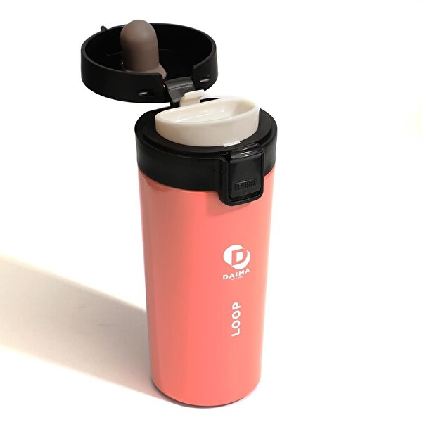 Daima Loop 380 ML Pembe Bardak Termos
