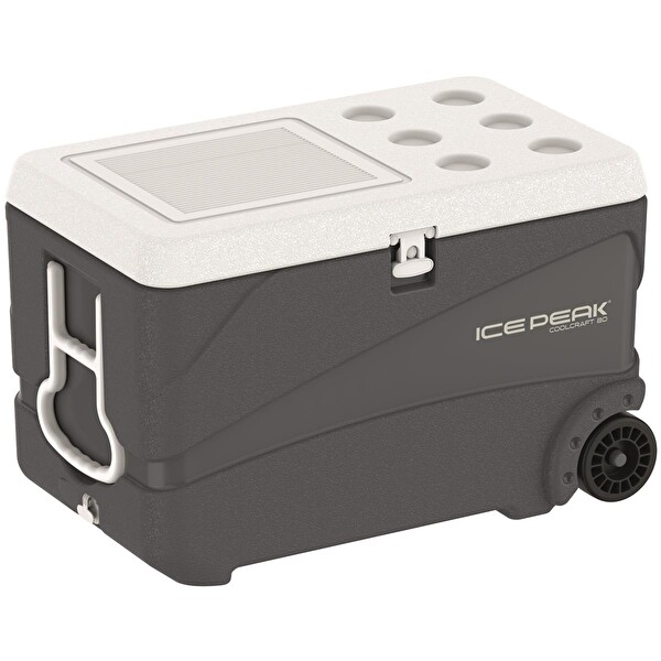 IcePeak CoolCraft 80 Tekerlekli 75.2 Litre Füme Buzluk