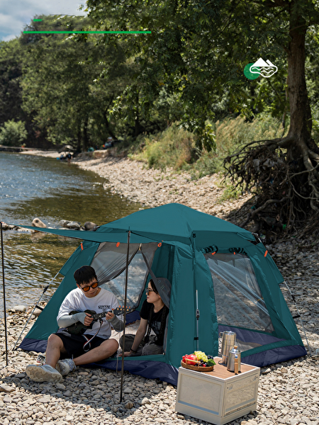Kuara Su Geçirmez Çift Cidarlı Hidrolik Destekli Pop-Up 3-4 Kişilik Kamp Çadırı