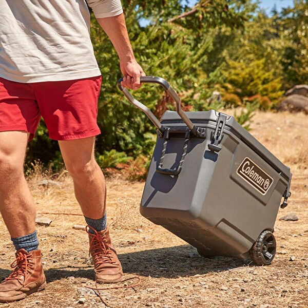 Coleman Convoy Wheeled 65 QT 61.5 L Dark Storm Tekerlekli Soğutucu Buzluk