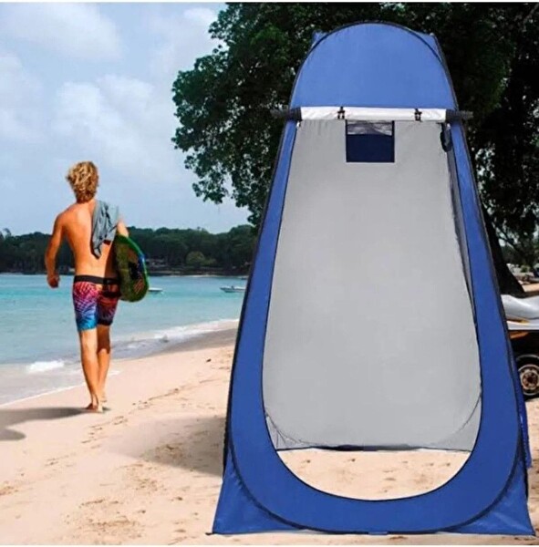 Valkyrie İç Astarlı 190x120x120 CM Fotoğraf Prova Kabini Mavi Kamp Outdoor WC Duş Giyinme Çadırı