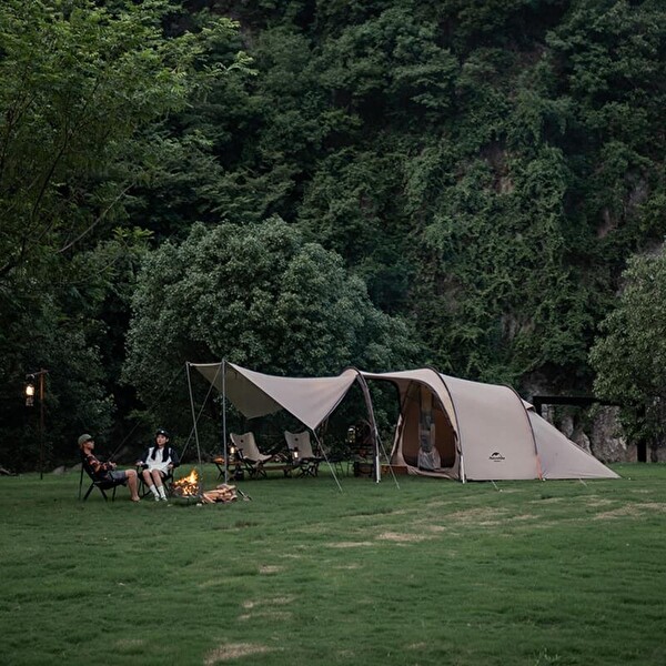 Naturehike Cloud Vessel UPF50+ Snow Skirt 4-6 Kişilik Quicksand Gold-M Tünel Çadır