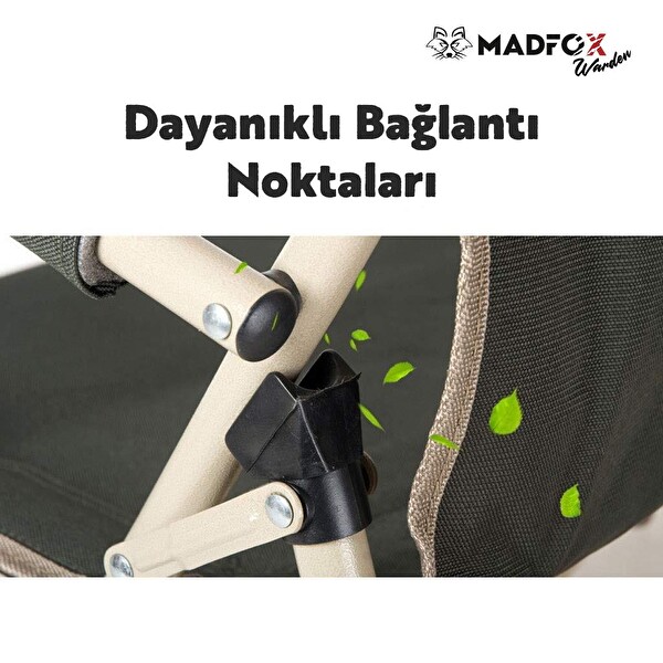 Madfox Warden Yeşil Katlanır Kamp Sandalyesi