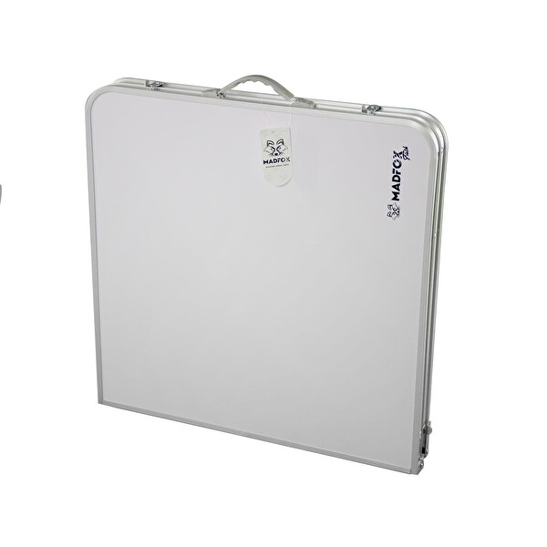 Madfox Field Beyaz Katlanır Kamp Masası